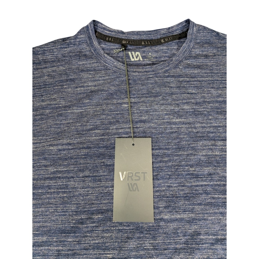 VRST Mens Muscle Tee Sleeveless Shirt Heathered Navy Blue Small NWT - Picture 3 of 9